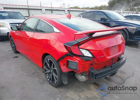 2017 Honda Civic Si из США, поврежденный, VIN 2HGFC3A53HH753513